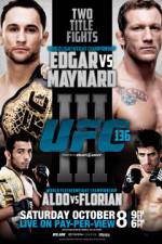 Watch UFC 136 Edgar vs Maynard III 123netflix
