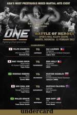 Watch ONE FC 2 Battle of Heroes Undercard 123netflix