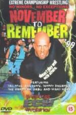Watch ECW - November To Remember '99 123netflix