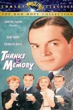 Watch Thanks for the Memory 123netflix