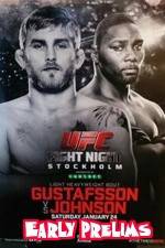 Watch UFC on Fox 14 Gustafsson vs Johnson Early Prelims 123netflix