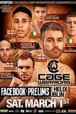 Watch Cage Warriors 65 Facebook prelims 123netflix