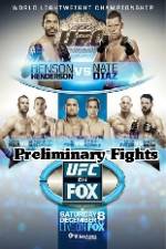 Watch UFC On Fox Henderson vs Diaz Preliminary Fights 123netflix