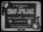 Watch Felix the Cat Hunts the Hunter (Short 1926) Movie25