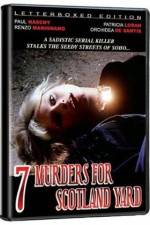 Watch Seven Murders for Scotland Yard 123netflix